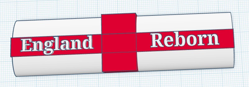 England Reborn Pin Badge